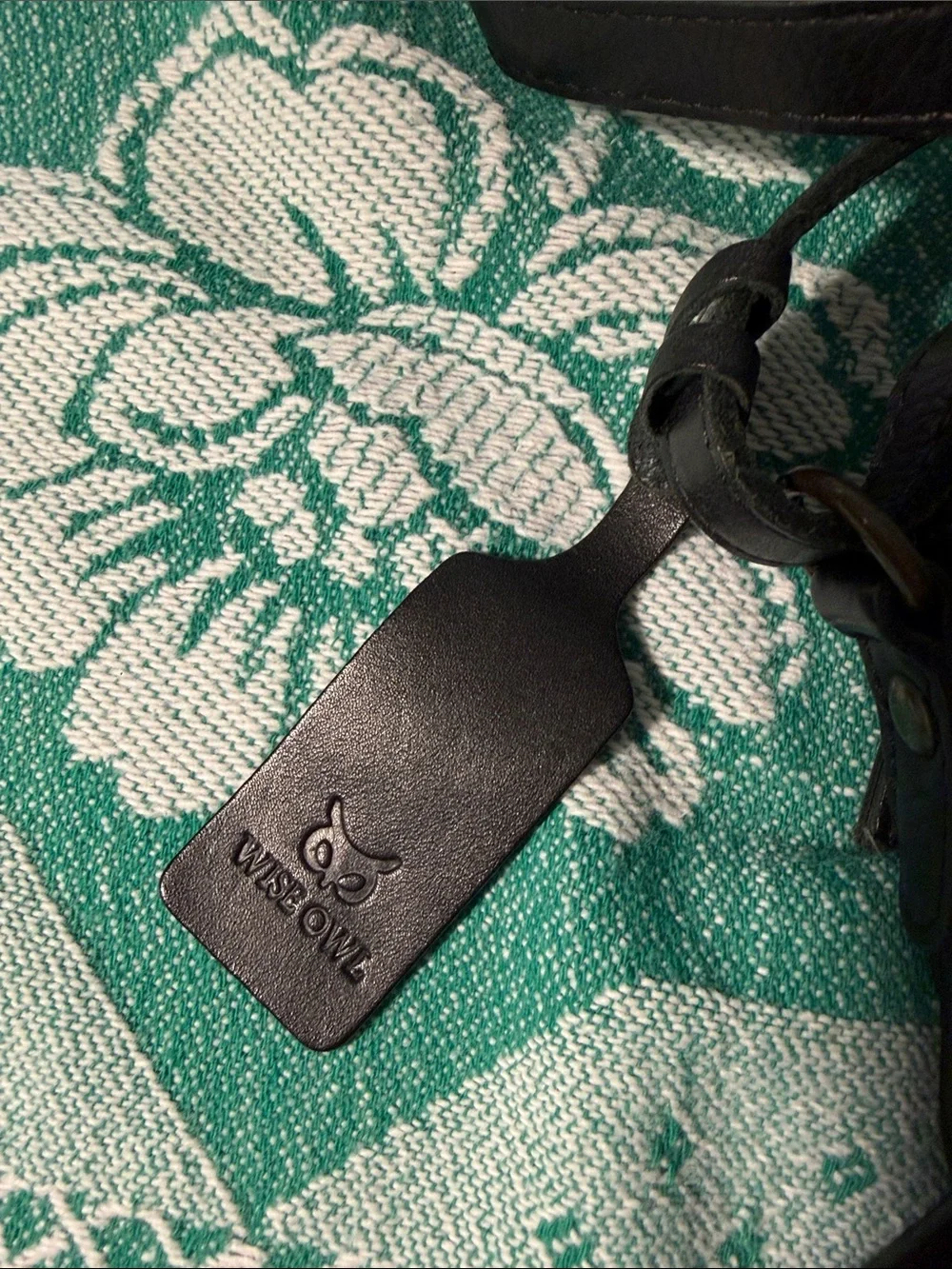 Leather Crossbody with Front Zip Pockets - Black